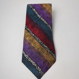 Men’s Silk wide Tie, Bold wide necktie, Missoni Cravatte, bold striped necktie